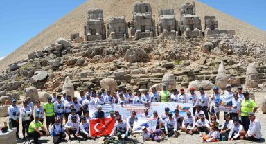 Bitlis Nemrut'tan Adıyaman Nemrut'a bisiklet turu sona erdi
