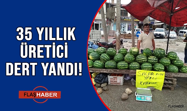BOYABAT’TA YERLİ KARPUZ TEZGAHA İNDİ!