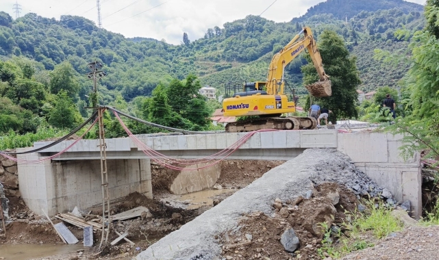 Boztekke Köprüsü'nün yapımında sona gelindi