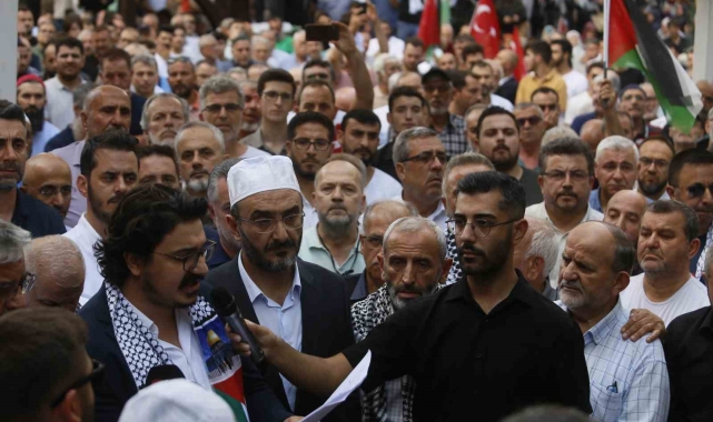 Bursa'da Haniye için basın açıklaması yapıldı: "Gün yas tutma değil intikam günüdür"