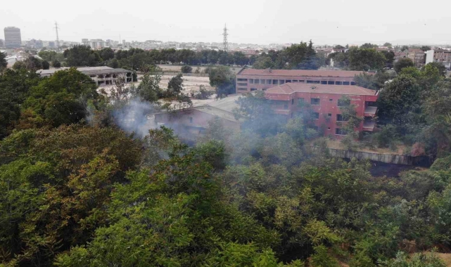 Bursa'nın göbeğinde korkutan yangın