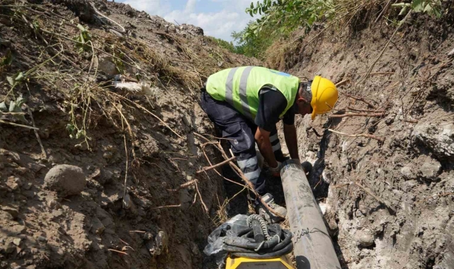 Büyükşehir Belediyesi Savaştepe'de içme suyu çalışmalarına devam ediyor