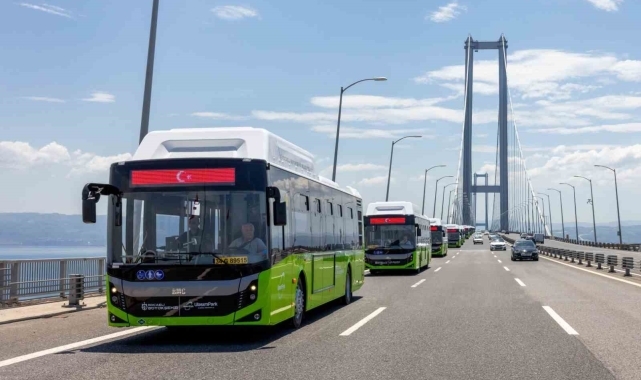 Büyükşehir'in yeni aldığı 81 otobüsten 30'u daha şehre ulaştı