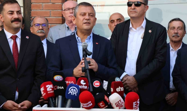 CHP Genel Başkanı Özel: "Bu kötülük karşısında hep birlikte hizmete devam edeceğiz"