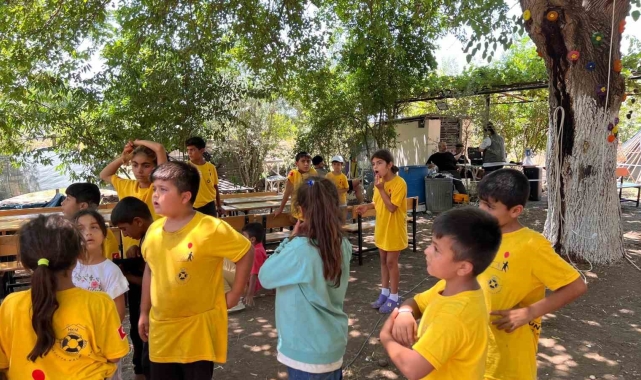 Çocuklar hem eğlendi hem de öğrendi