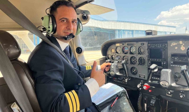 Çocukluk hayali pilotluk mesleğini yapmak için Tıp Fakültesini bıraktı