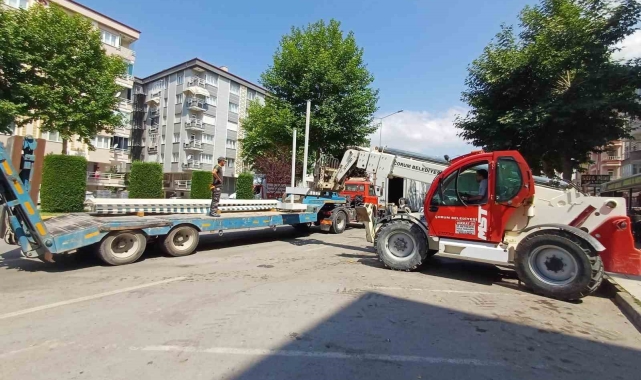 Çorum Belediyesi'nden kamyon üzerinde satışa izin yok