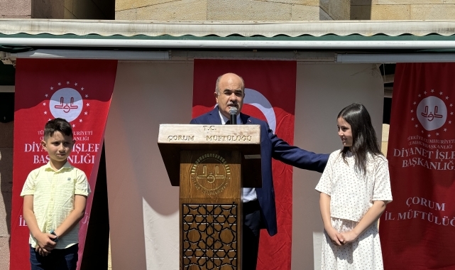 Çorum'da 813 yaz Kur'an kursunda eğitim başladı