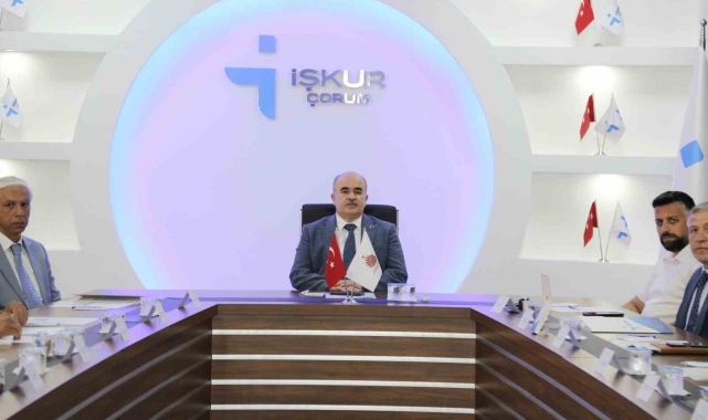 Çorum İl İstihdam Kurulu, Vali Dağlı başkanlığında toplandı