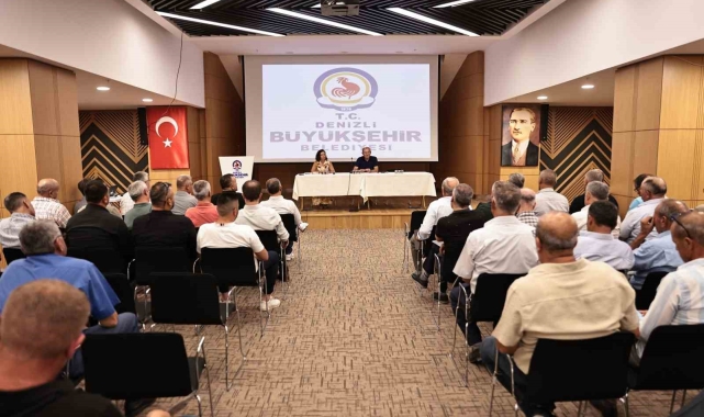 Denizli Kent Konseyi 'Benim Mahallem' projesi kapsamında muhtarlarla buluştu