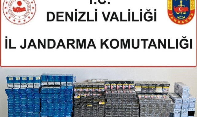 Denizli'de 200 karton kaçak sigara ele geçirildi