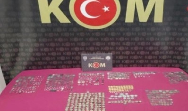 Denizli'de tarihi eser kaçakçılarına operasyon