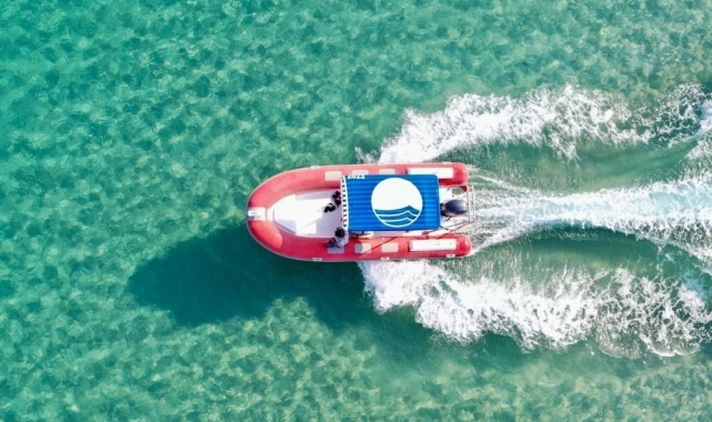 Didim'de bir sahil daha mavi bayrak aldı