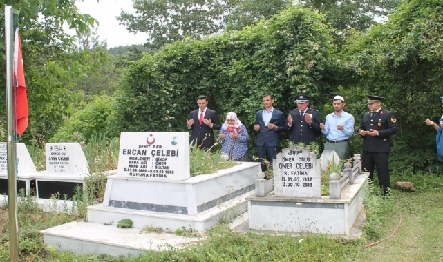 Dikmen'de "15 Temmuz" dolayısıyla şehitlik ziyareti yapıldı
