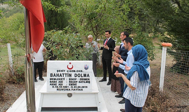 DİKMEN'DE "15 TEMMUZ" DOLAYISIYLA ŞEHİTLİK ZİYARETİ YAPILDI!