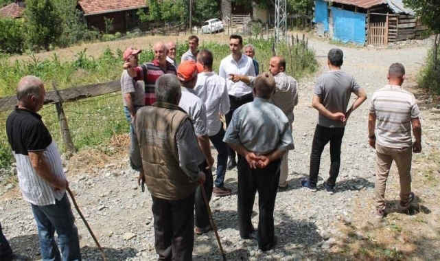 Dikmen'de Kaymakam Civelek köy ziyaretlerinde bulundu
