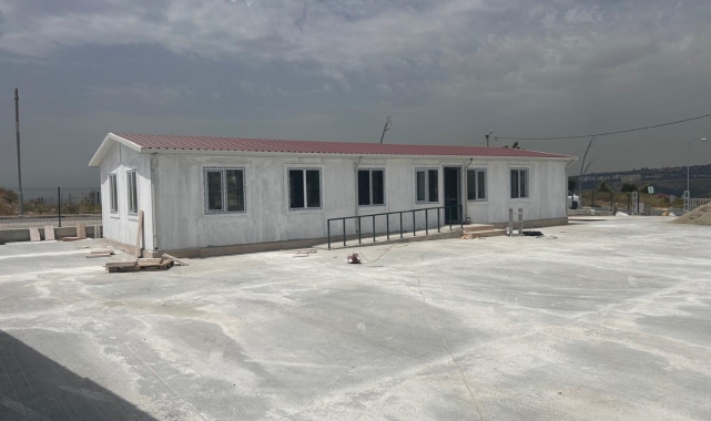 Diliskelesispor Tesisi Hizmet Binası'nda ilerleme yüzde 90