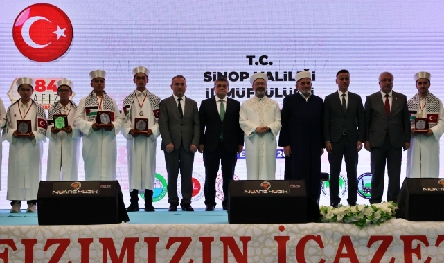 Diyanet İşleri Başkanı Erbaş Sinop'ta hafızlık icazet töreninde konuştu: