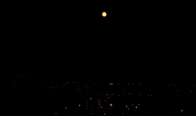 Dolunay görenleri hayran bıraktı