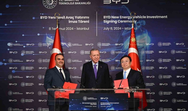 Dünya devi BYD'den Türkiye'ye yatırım kararı
