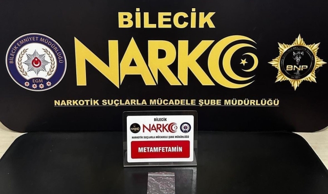Durdurulan şüphelinin üzerinde uyuşturucu madde ele geçirildi