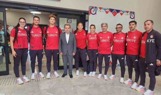 Dursun Özbek'ten, Paris 2024 Olimpiyat Oyunları'nda mücadelede edecek sporculara destek
