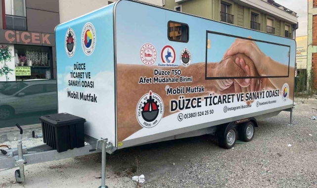 Düzce TSO'dan afetlerde kullanılmak için mobil mutfak
