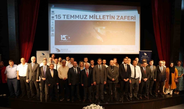 Düzce Üniversitesinde "15 Temmuz Milletin Zaferi" paneli