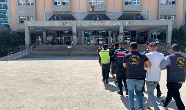 Edirne'de JASAT dedektifleri işbaşında: 7 suç makinesi yakalandı