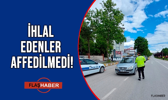 EKİPLERDEN SIKI DENETİM!