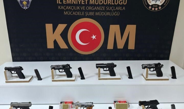 Elazığ'da 7 adet ruhsatsız silah ele geçirildi