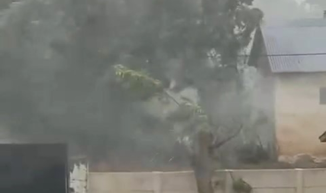 Elazığ'da fırtına etkili oldu