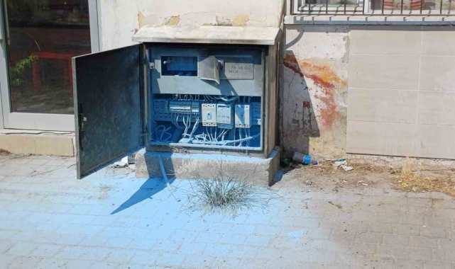 Elektrik trafosu Aydın sıcağına dayanamadı: Yangın büyümeden söndürüldü