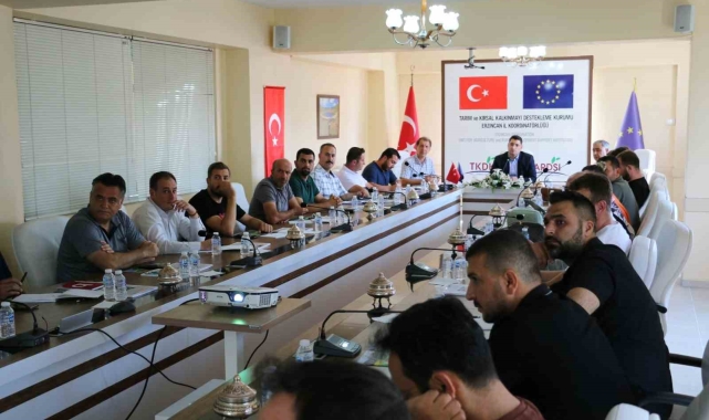 Erzincan Toplu Sera Bölgesi alt kullanıcıları ile toplantı yapıldı