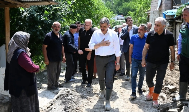 Erzurum'da selin bilançosu ağır