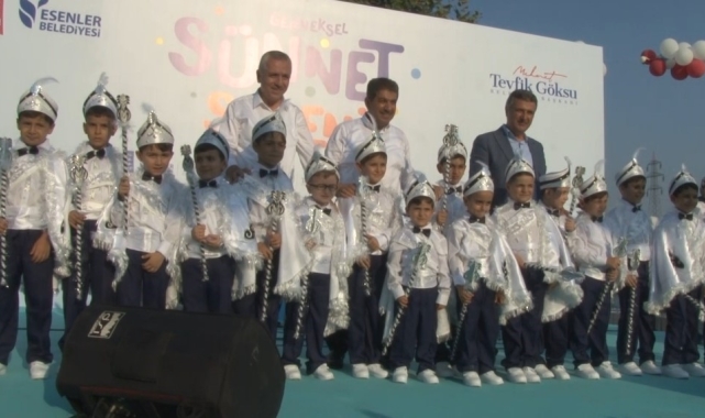Esenler'de bin çocuk için "Geleneksel Sünnet Şöleni" etkinliği düzenlendi