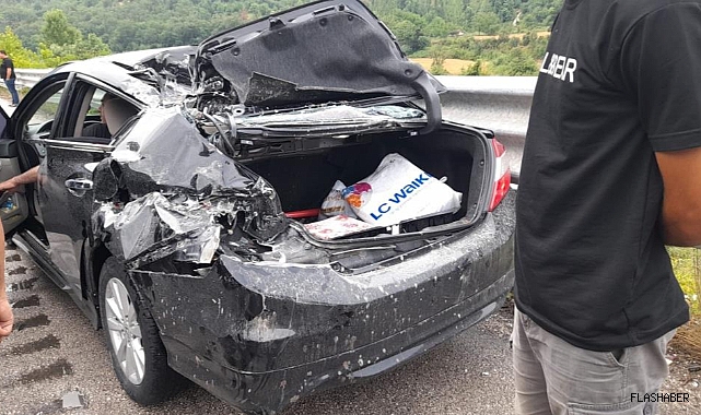 TOKAT'TA TRAFİK KAZASI:1 YARALI