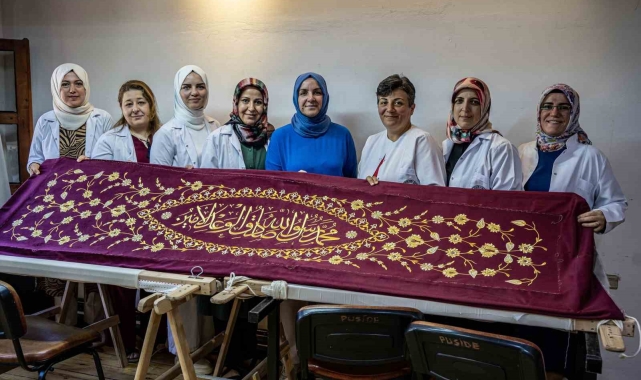 Eskiyen puşideler Tokat'ta yeniden ilmek ilmek işleniyor