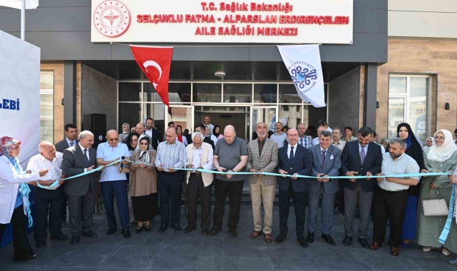 Fatma-Alparslan Erdirençelebi Aile Sağlığı Merkezi'nin resmi açılışı yapıldı