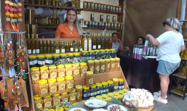 Festivalde ürünlerini tanıttılar