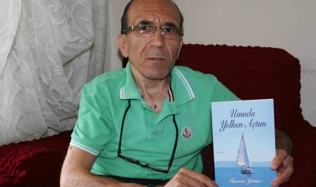 Fiziksel engelli vatandaş yaşadıklarını şiire döktü