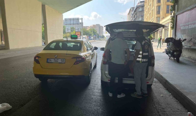 Galata Köprüsü'nde Dolmabahçe'ye gitmek isteyen turistten 600 lira isteyen taksiciye ceza