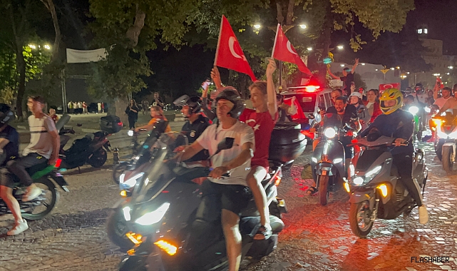 GALİBİYET COŞKUSU SOKAKLARA TAŞTI!