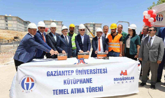Gaziantep Üniversitesinde yeni kütüphane binasının temeli atıldı