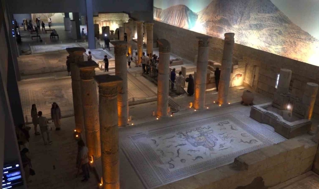 Gaziantep Zeugma Mozaik Müzesi'ne yılın ilk 7 ayında ziyaretçi akını