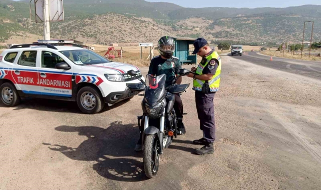 Gaziantep'te 10 motosiklet sürücüsüne 60 bin 941 TL ceza