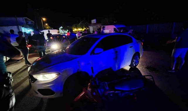 Gaziantep'te otomobil ile motosiklet çarpıştı: 2 yaralı