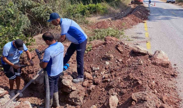 Gökben Mahallesinin içme suyu hatları değişti