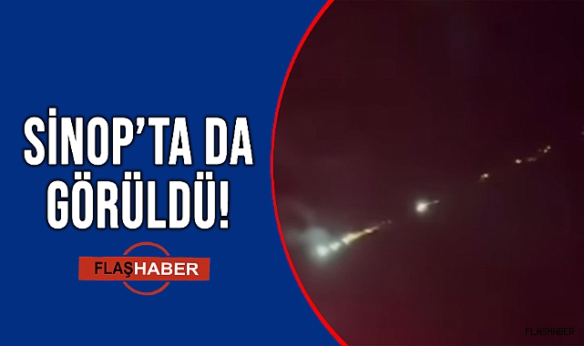 GÖKYÜZÜNDEN SÜZÜLEN PARLAK IŞIK KÜMESİ HEYECAN UYANDIRDI!