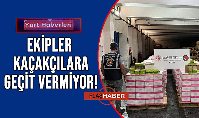 GÜMRÜK MUHAFAZA EKİPLERİNDEN DEV VURGUN!
